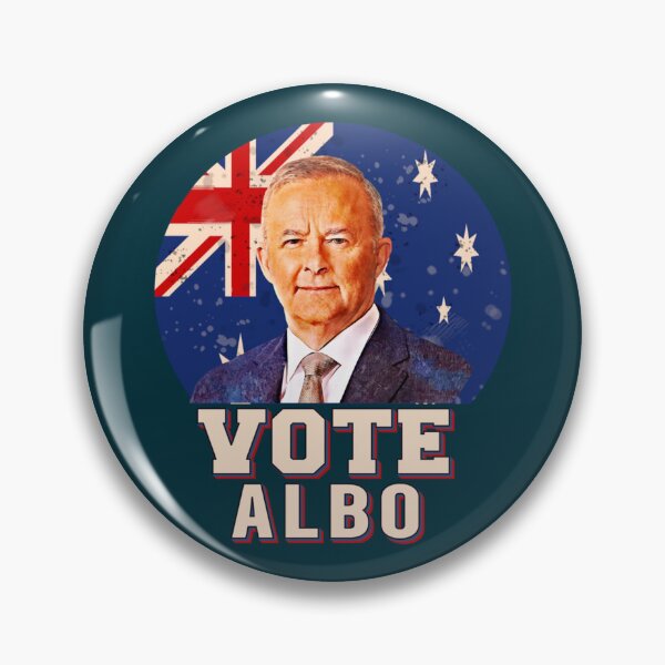 Item preview, Australian Labor Party  vote albo  Australian flag retro   designed and sold by GlaznostGearz.