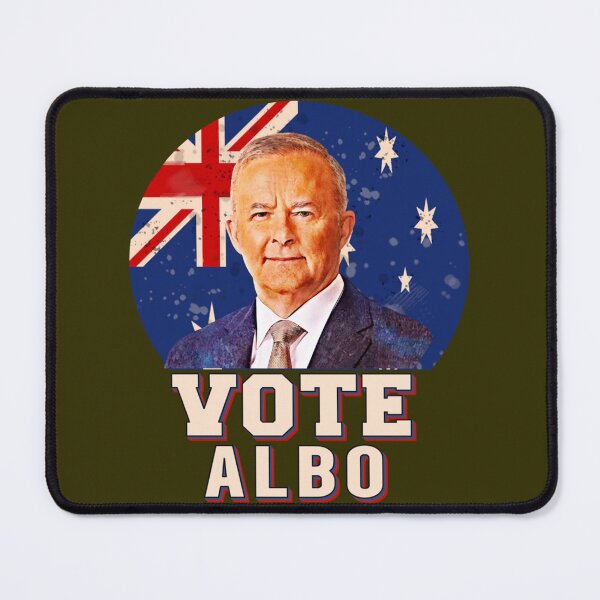 Item preview, Australian Labor Party vote albo Australian flag retro designed and sold by GlaznostGearz.