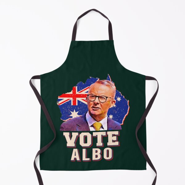 Item preview, Australian Labor Party vote albo Australian map retro 2022 designed and sold by GlaznostGearz.