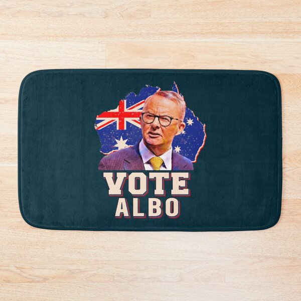 Item preview, Australian Labor Party  vote albo  Australian map retro 2022   designed and sold by GlaznostGearz.