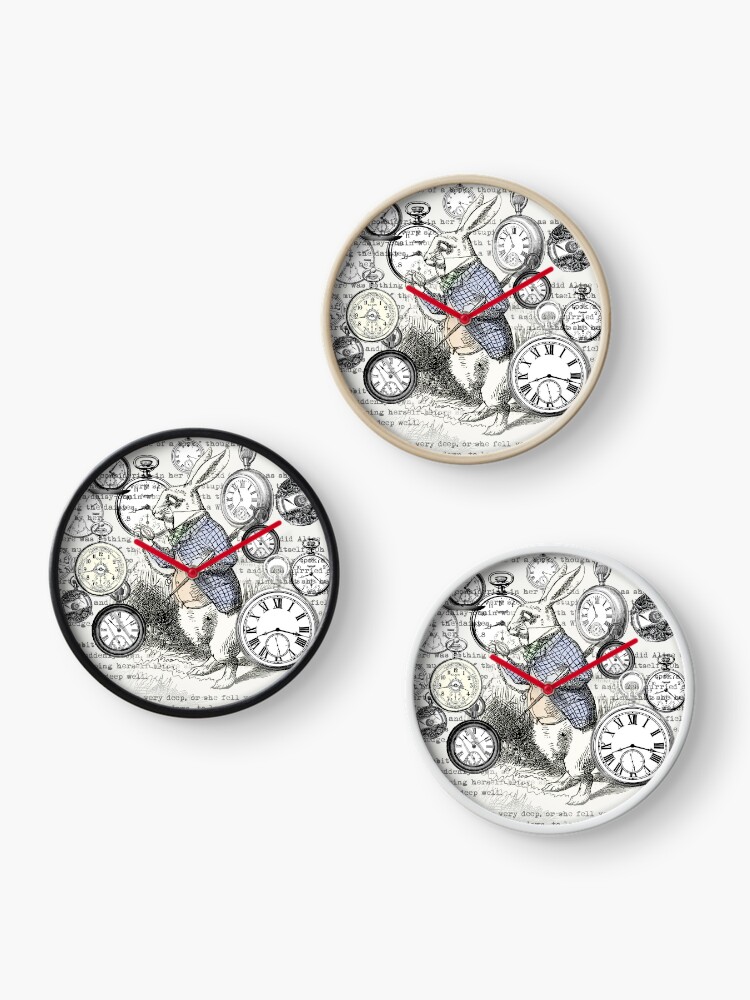 Alice in Wonderland - Alice in Wonder Time (Full Size) Pocket Watch - White Rabbit, Drink Me, Watch, Lewis Carroll, Steam Punk, Alice