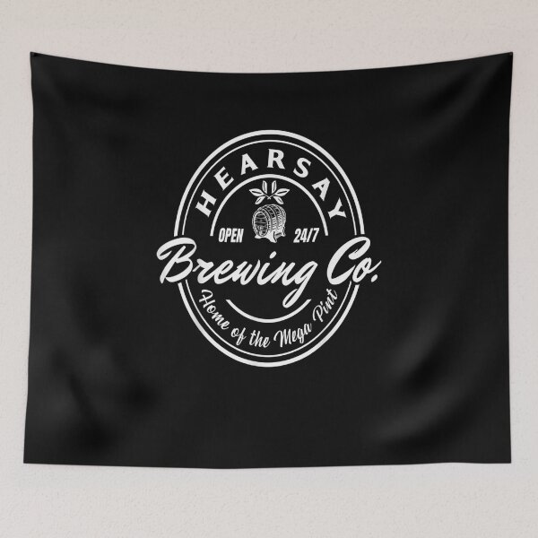 Item preview, Hearsay Brewing Co Home Of The Mega Pint That’s Hearsay designed and sold by marymc curdy ⭐⭐⭐⭐⭐.