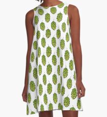 Hop-Muster A-Linien Kleid