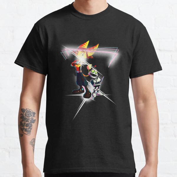 Vista previa del artículo con la obra «Supera la traviesa acción de tiro Lucky Kids Star Ratchet And Clank Perfect Gift Retro», diseñado y vendido por MurphyPicking.