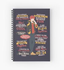 707 Quotes Spiral Notebook