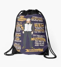 Natsuki Subaru Quotes Drawstring Bag
