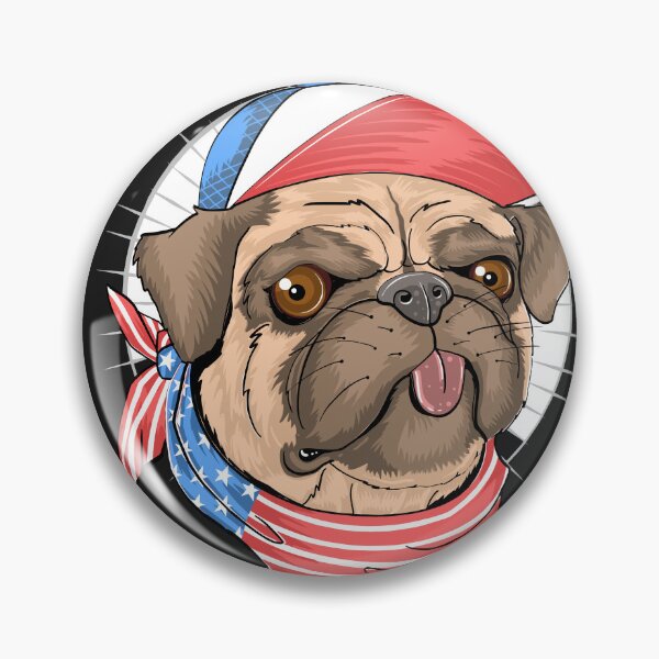 Item preview, R Place American 2022, Memorial Day - Dog Design designed and sold by DHAMMISTYLES.