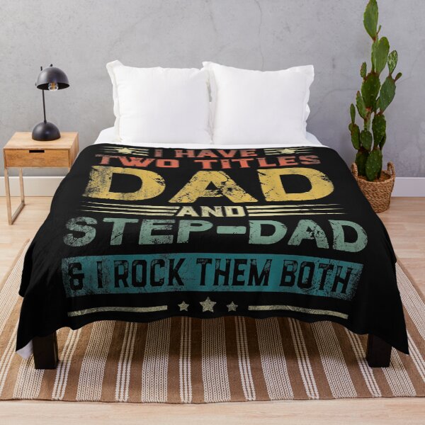Item preview, I Have Two Titles Dad And Step-Dad Funny Fathers Day Gift designed and sold by Melle123234.