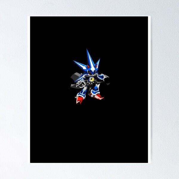 Neo Metal Sonic icon Poster for Sale by DanielCostaart