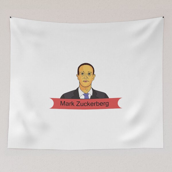 Item preview, mark zuckerberg portrait t-shirt  designed and sold by KARTICK DUTTA.