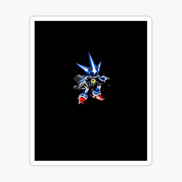 neo metal sonic art Sticker for Sale by danielroy4