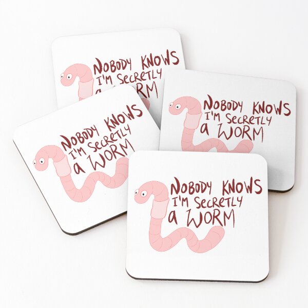 Item preview, Nobody Knows I'm Secretly A Worm designed and sold by Matthew Coryell.