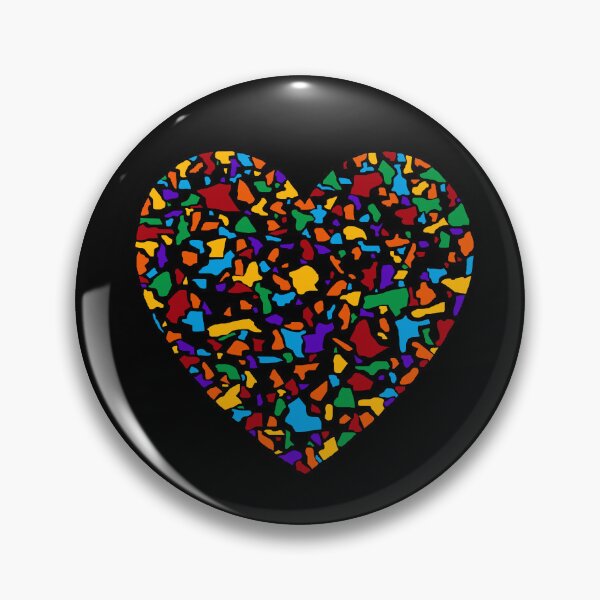 Item preview, Rainbow Pride Mosaic Terazzo Heart designed and sold by HighFives555.