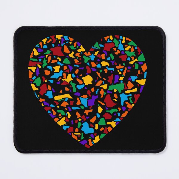 Item preview, Rainbow Pride Mosaic Terazzo Heart designed and sold by HighFives555.