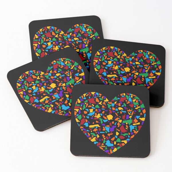 Item preview, Rainbow Pride Mosaic Terazzo Heart designed and sold by HighFives555.
