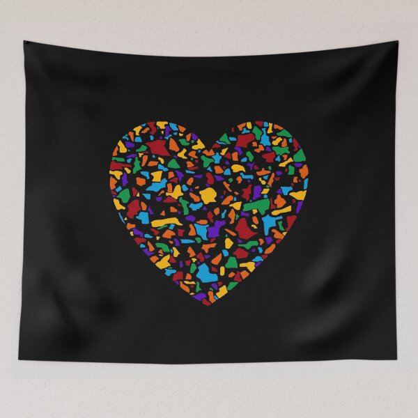 Item preview, Rainbow Pride Mosaic Terazzo Heart designed and sold by HighFives555.