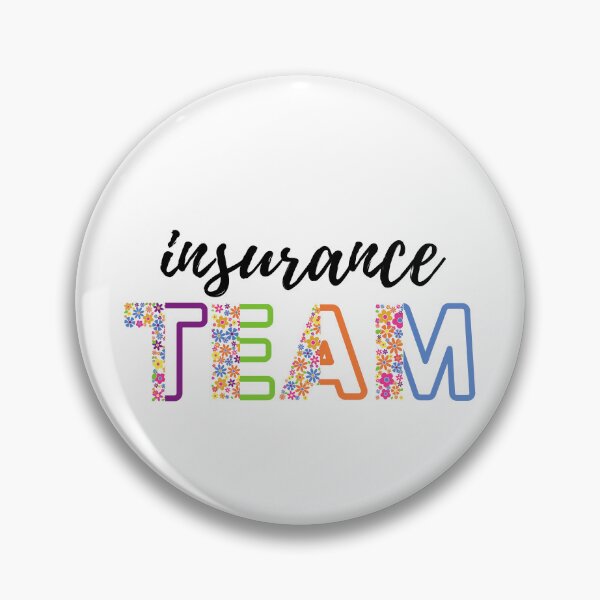 Item preview, Insurance Team Floral (black)- insurance agent designed and sold by CaitU.