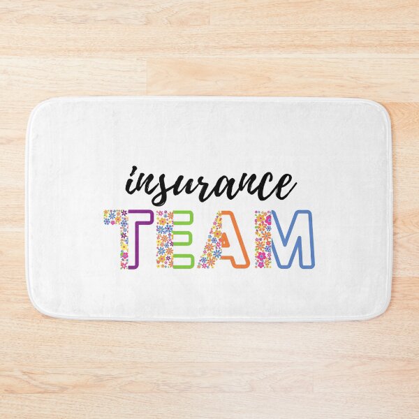 Item preview, Insurance Team Floral (black)- insurance agent designed and sold by CaitU.