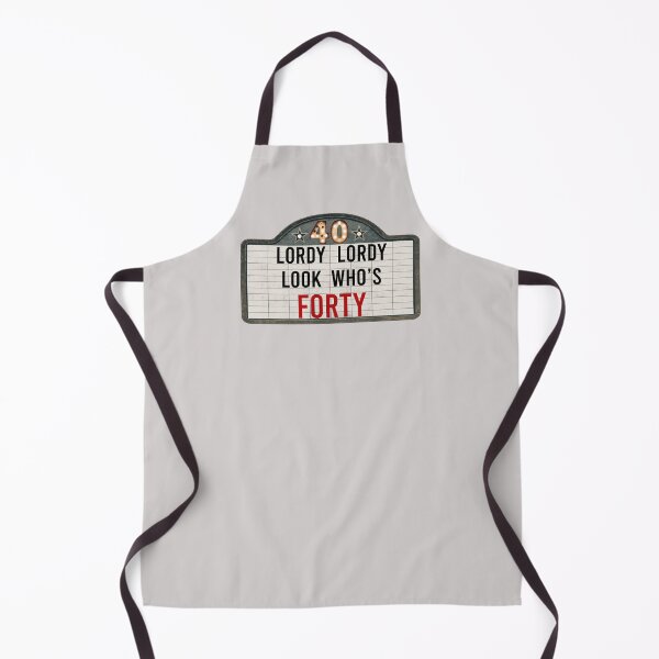 Item preview, Funny 40th Birthday Marquee Cinema Sign Lordy Lordy Look Who’s 40 designed and sold by ChicoryJunction.