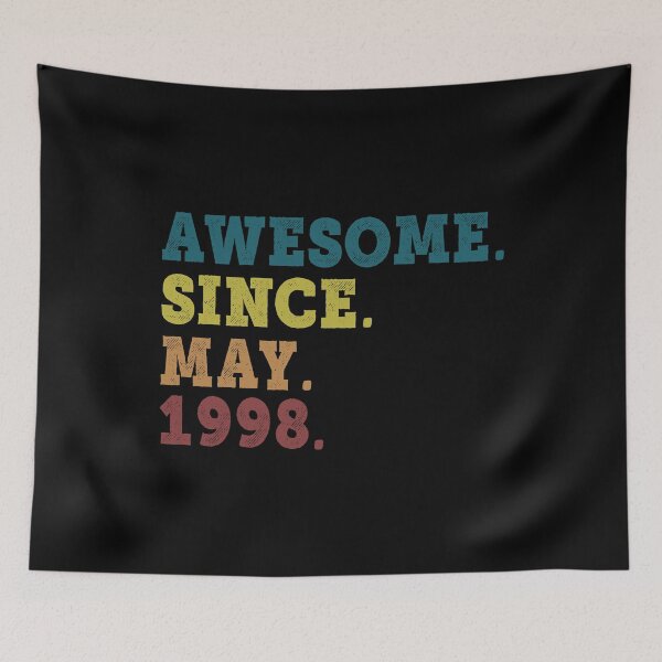 Item preview, Awesome Since May 1998 Retro Vintage 24th Birthday Gift designed and sold by designbychow.