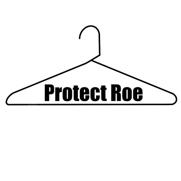 Artwork thumbnail, Protect Roe Hanger by BookwormSticker