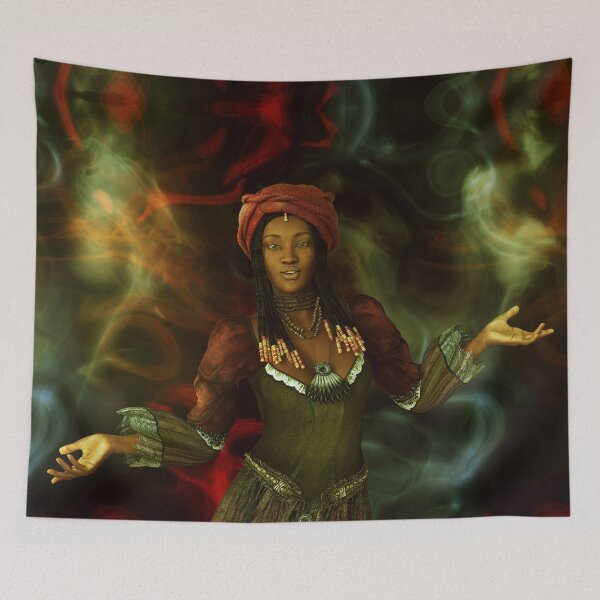 Item preview, 3D African witch conjuring designed and sold by AnnArtshock.
