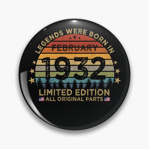 Item preview, Legends Were Born In February 1932 Limited Edition Patriotic designed and sold by cssdru.