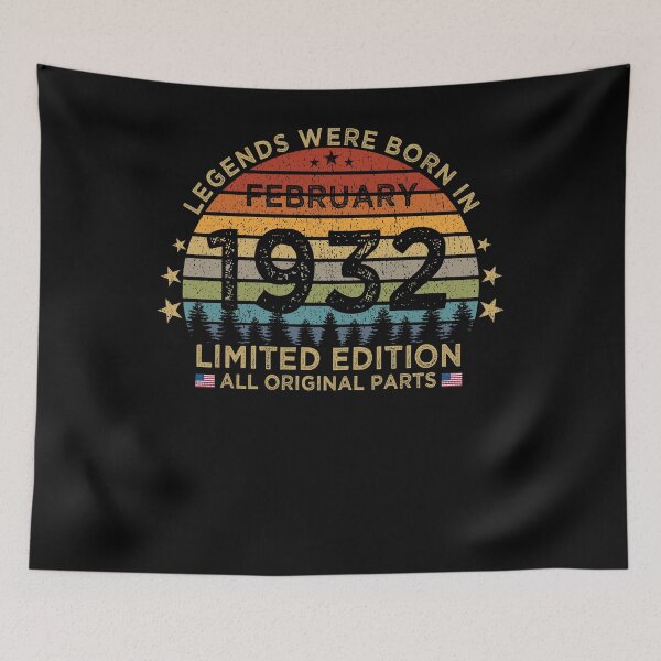 Item preview, Legends Were Born In February 1932 Limited Edition Patriotic designed and sold by cssdru.