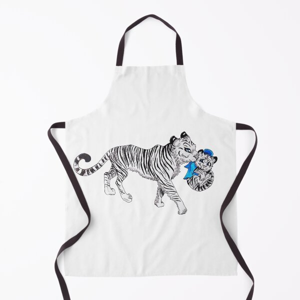 Item preview, White Tiger and Cub designed and sold by Brooksie Fontaine.