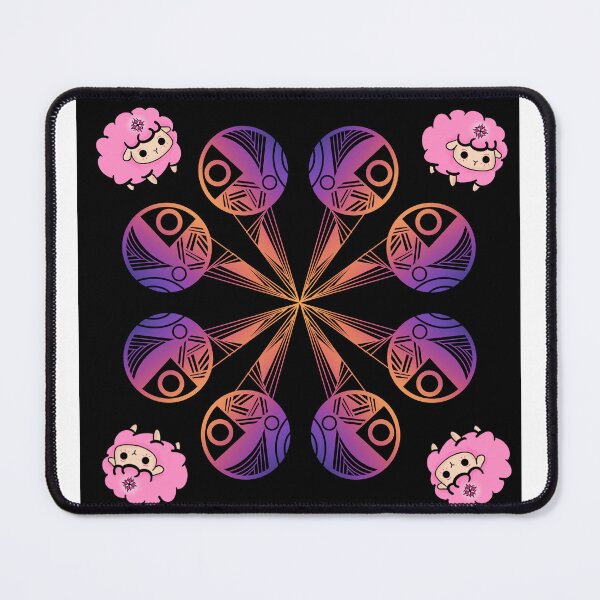 Item preview, Cute Sheep grows in the dark mandala designed and sold by MyMemoriesArts.