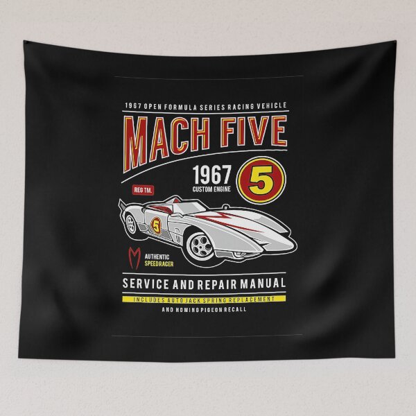 Item preview, Corredor de velocidad Mach 5 designed and sold by Dotitieclothing.
