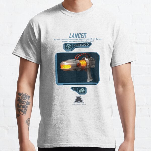 Vista previa del artículo con la obra «Supera la traviesa acción de disparos Lucky Ratchet And Clank 2 Megacorp Lancer Promo», diseñado y vendido por MurphyPicking.