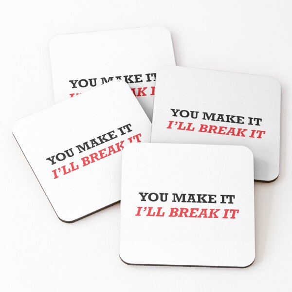 Item preview, Circle of QA Life - You make it, I'll break it! (black text) designed and sold by OlivDesignsCo.