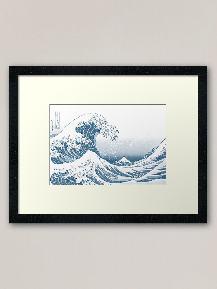 We make a gorgeous wooden art display piece out of Hokusai's Great