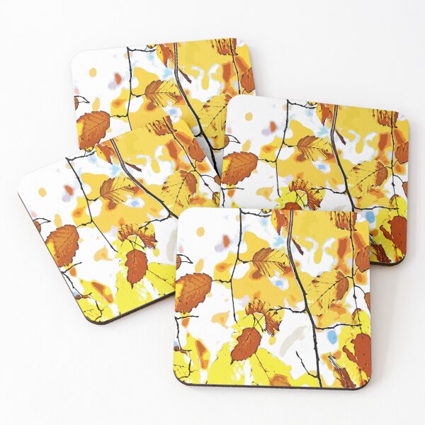 Item preview, Autumn leaves, color print designed and sold by artdragongift 15.