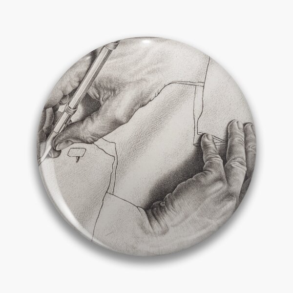 Item preview, Drawing Hands - M.C. Escher designed and sold by ArsVincitOmnia.
