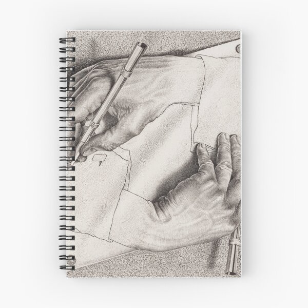 Item preview, Drawing Hands - M.C. Escher designed and sold by ArsVincitOmnia.