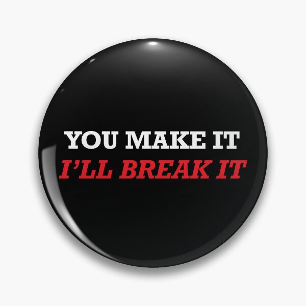 Item preview, Circle of QA Life - You make it, I'll break it! (white text) designed and sold by OlivDesignsCo.