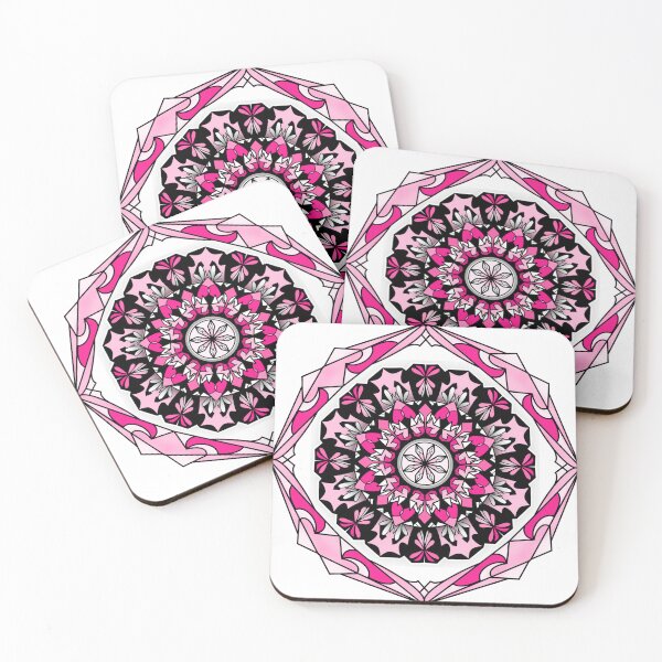 Item preview, Pink Sunflower in Mandala Pattern designed and sold by MyMemoriesArts.