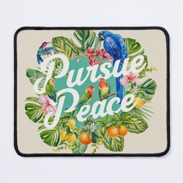Item preview, Pursue Peace (Tropical) designed and sold by Paper Bee Gift Shop.
