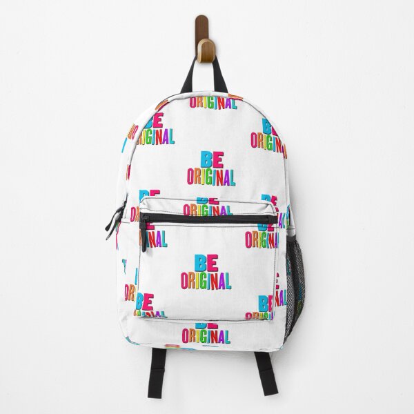 Item preview, 'Be Original' (White) designed and sold by The Button Gal.