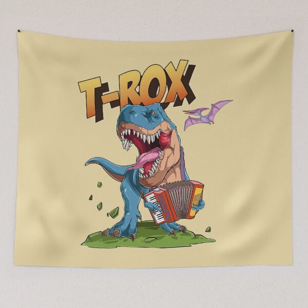 Item preview, T-Rox Accordion Musical Dinosaur designed and sold by HappySchnapper.