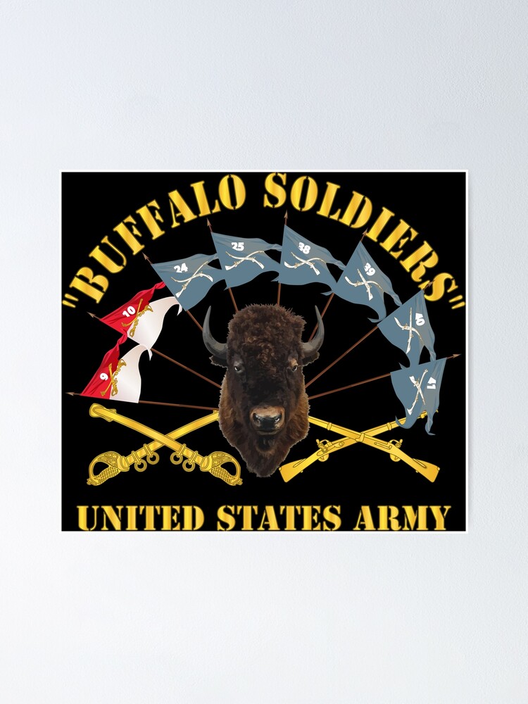 Buffalo Soldiers Gear Embroidered Baseball Jersey