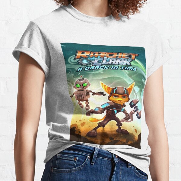 Vista previa del artículo con la obra «Superar la acción de disparos traviesa Lucky Ratchet And Clank Game Póster», diseñado y vendido por MurphyPicking.