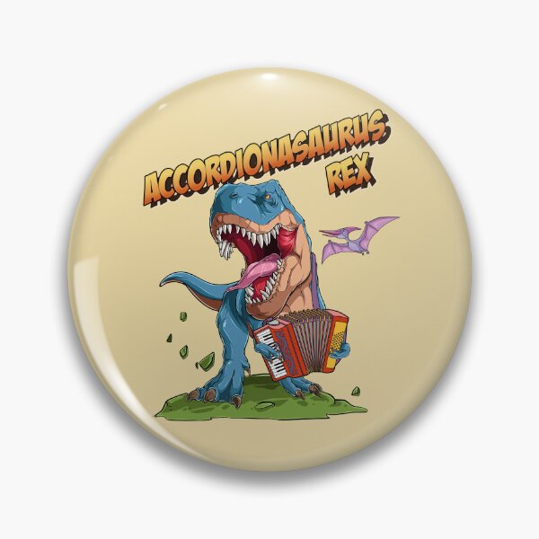 Item preview, Accordionasaurus Rex Accordion Musical Dinosaur designed and sold by HappySchnapper.