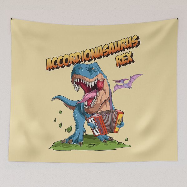Item preview, Accordionasaurus Rex Accordion Musical Dinosaur designed and sold by HappySchnapper.