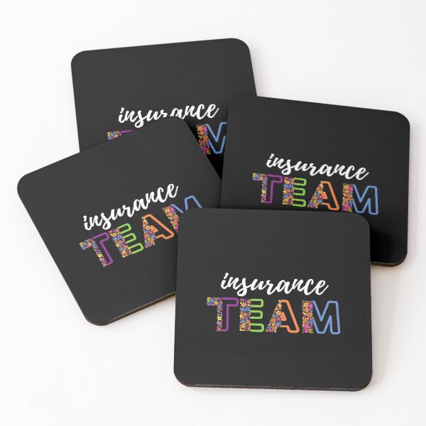 Item preview, Insurance Team Floral (white)- insurance agent designed and sold by CaitU.