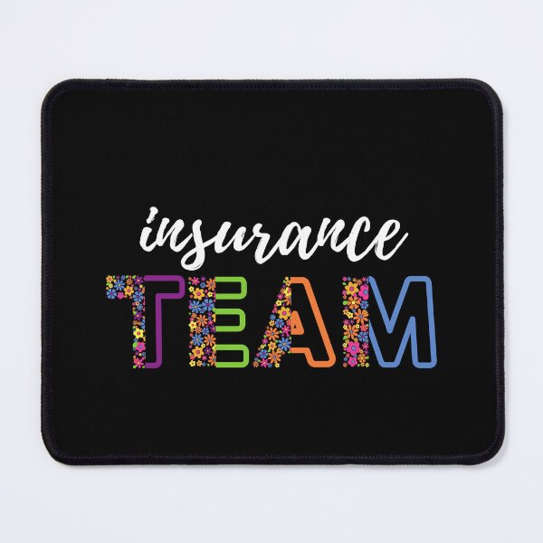 Item preview, Insurance Team Floral (white)- insurance agent designed and sold by CaitU.