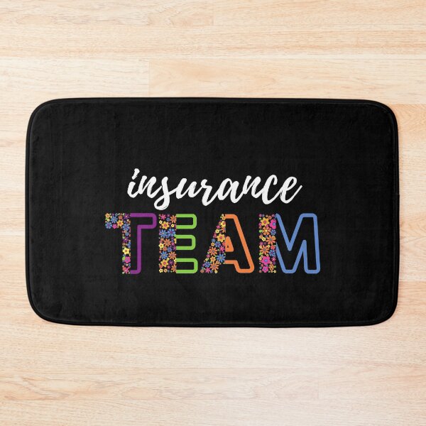Item preview, Insurance Team Floral (white)- insurance agent designed and sold by CaitU.