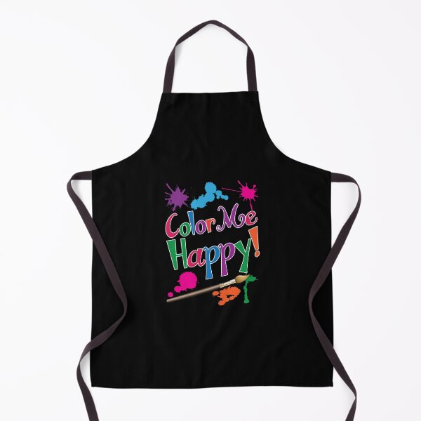 Item preview, 'Color Me Happy!' (Black) designed and sold by The Button Gal.
